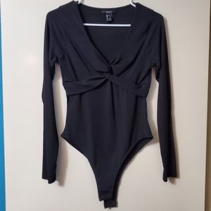 Forever 21 black bodysuit size L